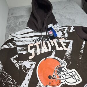 Jeff Staple Cleveland Browns Mens Hoodie Size Large Dawg Pound Sweatshirt New
